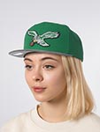 Бейсболка MITCHELL NESS арт. HS12144-PEAGREN Philadelphia Eagles NFL (зеленый / серый)